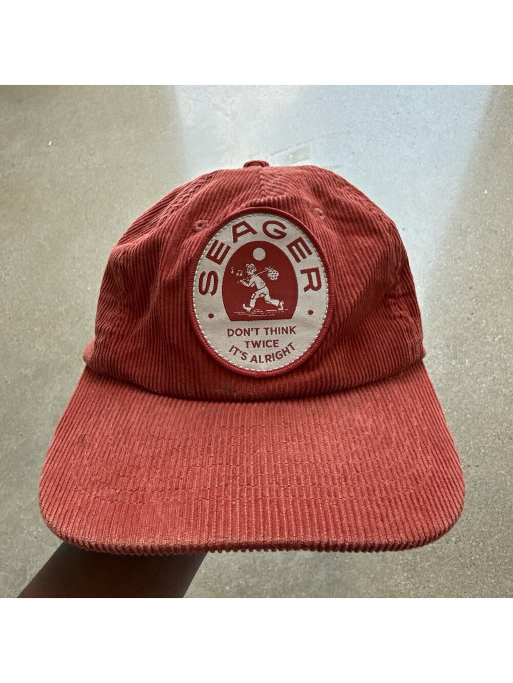 Seager Western Company Corduroy Rope Snapback Hat